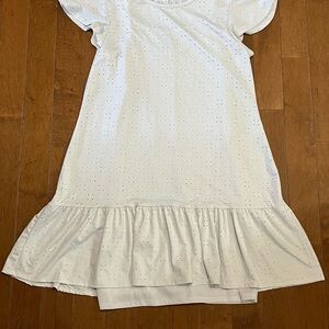 Livie by Olivia Rae White Eyelet Dress Women’s Large